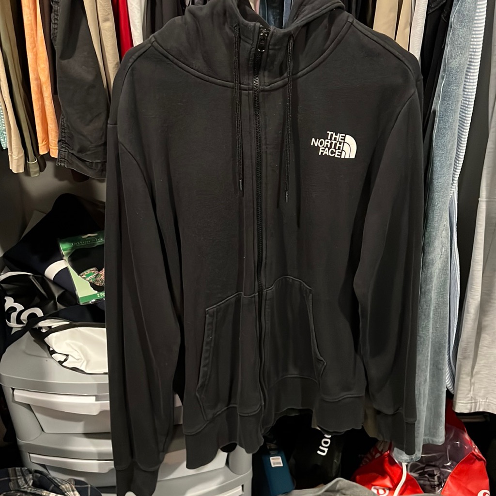 The North Face Black Zip Up Hoodie